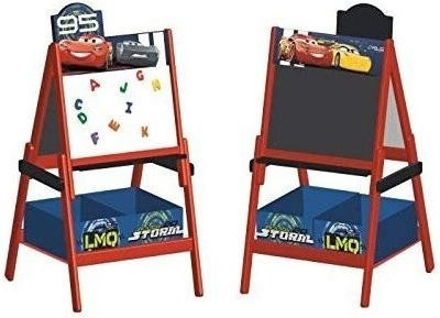 Doppelseitige Kinder-Tafel mit Stauraum Cars 2