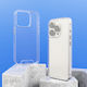 Prio Protective Cover Silicone Transparent Back Cover for iPhone 16 Pro Max