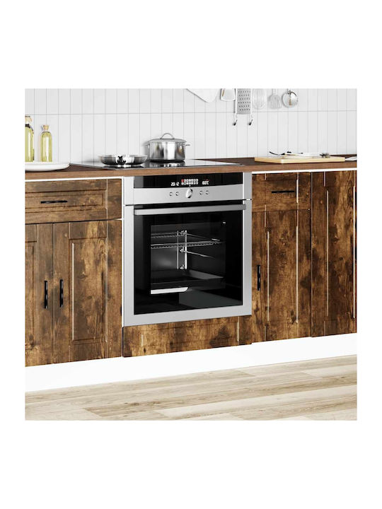 Porto Lower Oven Cabinet Smoky Oak 60x46x81.5pcs