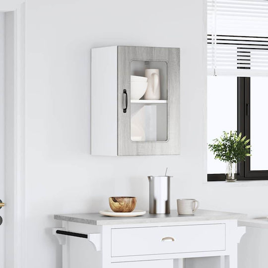 Kalmar Ντουλάπι Κρεμαστό Γκρι Sonoma 40x31x60εκ.