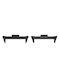 Xiaomi Smart Band 9 Pro 1 Pair 20mm 316 Ανοξείδωτο Ατσάλι Μεταλλικό Ρολόι Σύνδεσης Μαύρο