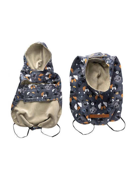 Woofmoda Μπουφάν Σκύλου Αδιάβροχο με Κουκούλα Medium / XSmall με Μήκος Ράχης 33 εκ.