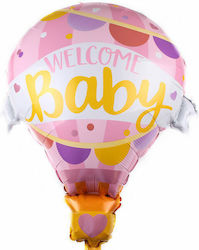 31" Μπαλόνι Welcome Baby Girl Αερόστατο 31" Μπαλόνι Welcome Baby Girl Αερόστατο
