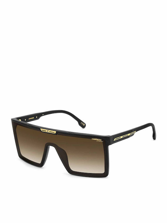 Carrera Unisex Sunglasses With Black Horn-Rimmed Frame And Grey Gradient Lens VICTORY C07/S 00386