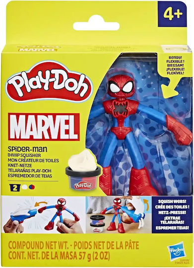 Hasbro Play-Doh Plasticină Set De Joc Spiderman Pentru 3+ Ani 2 Buc