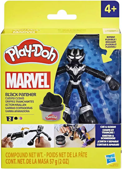 Hasbro Play-Doh Plasticină - Joc Black Panther Pentru 3+ Ani Black Panther - Cutting Claws