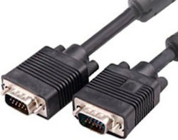 Secomp Cable VGA male - VGA male Μαύρο 20m