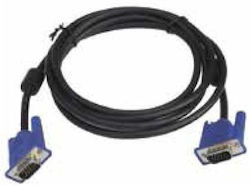 Lineme Cable VGA male - VGA male Μαύρο 10m (12-05018)