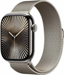 Apple Watch Series 10 Cellular 46mm Natural Titanum with Milanese Loop Natural