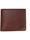 Leather Men's Wallet Classic with RFID Brown