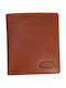 Leather Men's Wallet Classic with RFID Tabac Brown