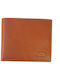 Leather Men's Wallet Classic with RFID Tabac Brown