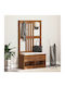 Sandens Mobilier de Intrare cu Dulap pentru Pantofi 87x40x159.5cm