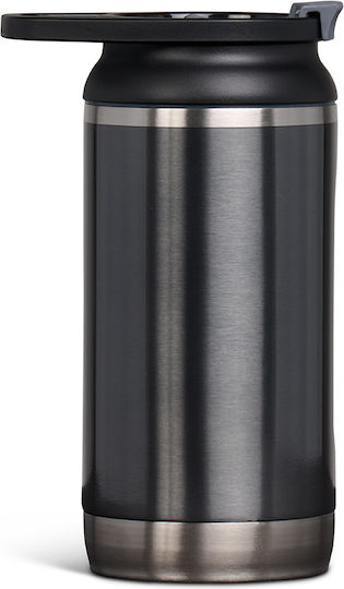 Igloo Tumbler Ποτήρι Θερμός Ανοξείδωτο / Πλαστικό 354ml Γκρι με Καλαμάκι και Λαβή