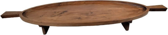Nakaro Wood Πλατώ Σερβιρίσματος Ξύλινο 125x37x12.5εκ.
