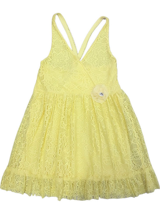 Domina Παιδικό Φόρεμα Yellow