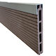 Showood Diele für Gartenboden aus Aluminium 180x2.5cm 1Stück