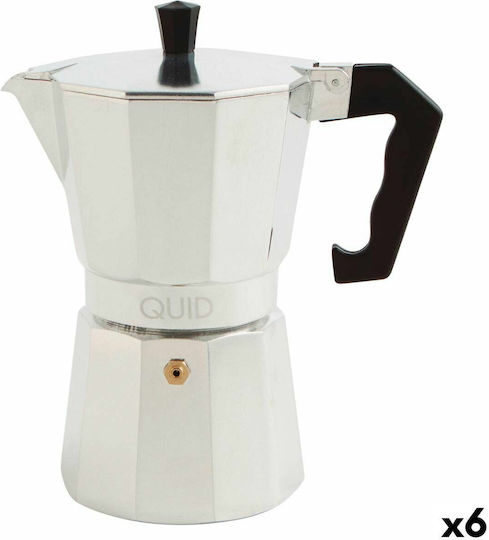 Quid Electric Stovetop Espresso Pot for Silver