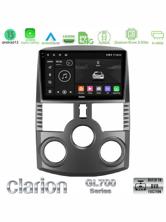 Clarion Ηχοσύστημα Αυτοκινήτου για Daihatsu Terios 2006-2017 (Bluetooth/USB/WiFi/GPS/Apple-Carplay/Android-Auto) με Οθόνη Αφής 9"
