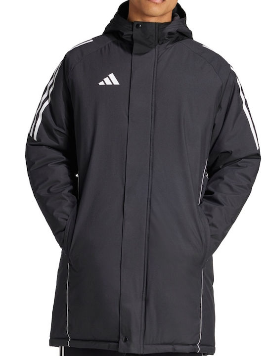 adidas 24 Stadium Jacket Black