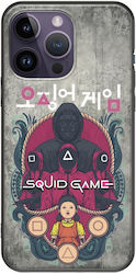 Калъф за iPhone 15 Pro Squid Game Черен TPU Черен Силикон Калъф за iPhone 15 Pro Squid Game Черен TPU Черен Силикон