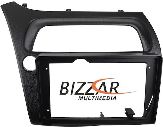 Bizzar DIN Fascia Panels 2 Din Compatible with Screen 9" for Honda Civic 2006-2011