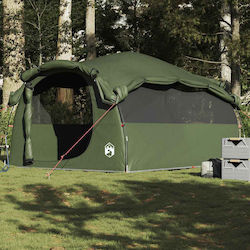 vidaXL Σκηνή Camping Τούνελ Πράσινη για 6 Άτομα