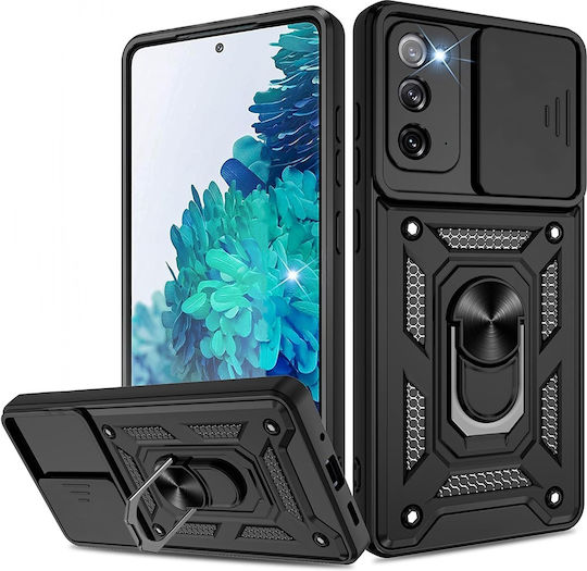 Techsuit Camshield Задна корица Силикон Черен (Galaxy Note 20TCL 20L / 20L+ / 20 5G / 20S)