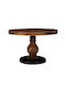 Magnolia Rund Tisch Speisesaal aus Massivholz Natural 120x120x77cm