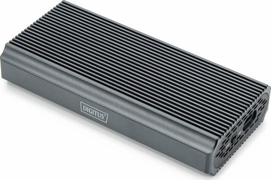 Digitus Hard Drive Case M.2 PCI-Express NVME with connection USB 4 in Schwarz color