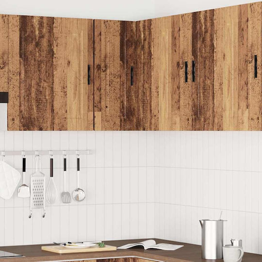 Porto Corner Cabinet Wall Coffee 57x57x60cm