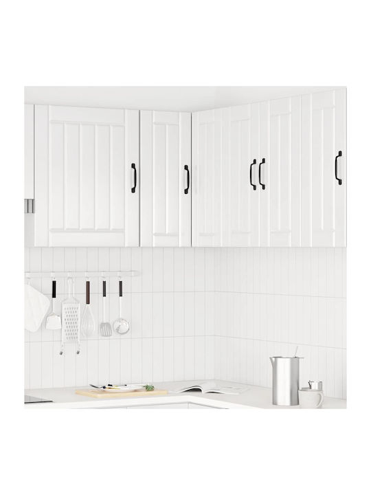 Ъглов Шкаф Окачен Gloss White 57x57x60бр