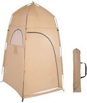 Camping Tent Toilet Khaki 120x120x210cm