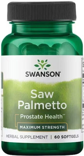 Swanson Saw Palmetto Maximum Strength 320mg 60 Softgels