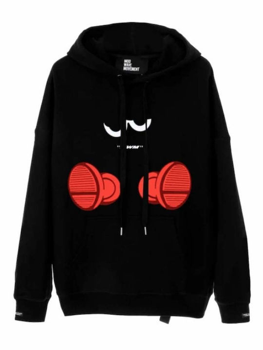 Sweatshirt mit Kapuze Black