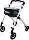 KMINA Klappbarer Rollator Aluminium Blau