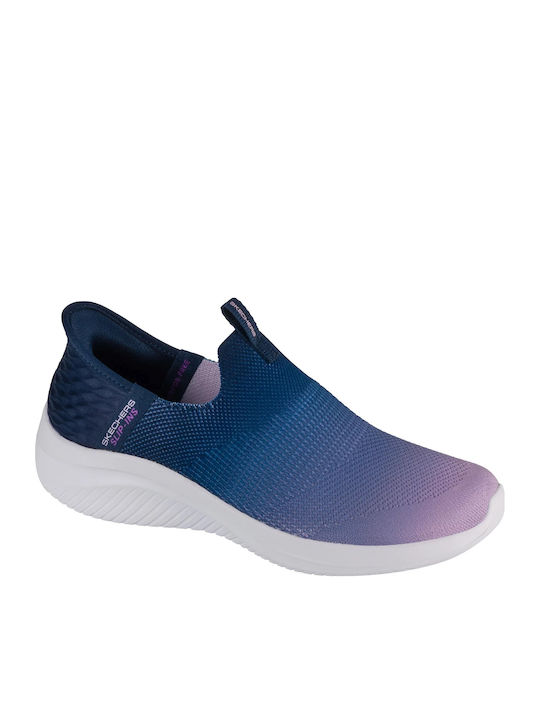 Ultra Flex 3.0 Beauty Blend Women's Slip-Ons Blue