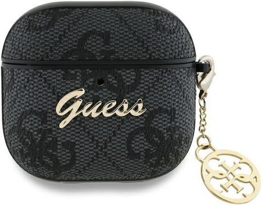 Guess Case Apple AirPods 4 Gua4g4gsmk Pu 4g With Charm Black
