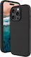 dbramante1928 Back Cover Silicon Negru (iPhone 16 Pro)
