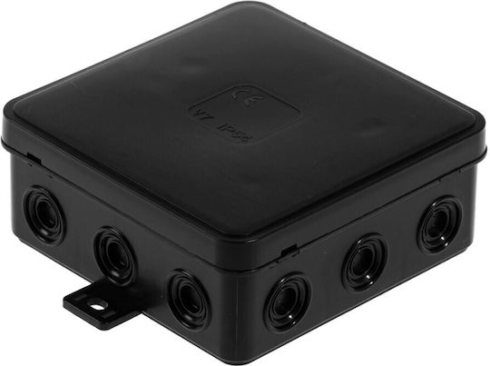 Plastrol Електрическо кутия за външен монтаж Branching IP54 в Черен цвят