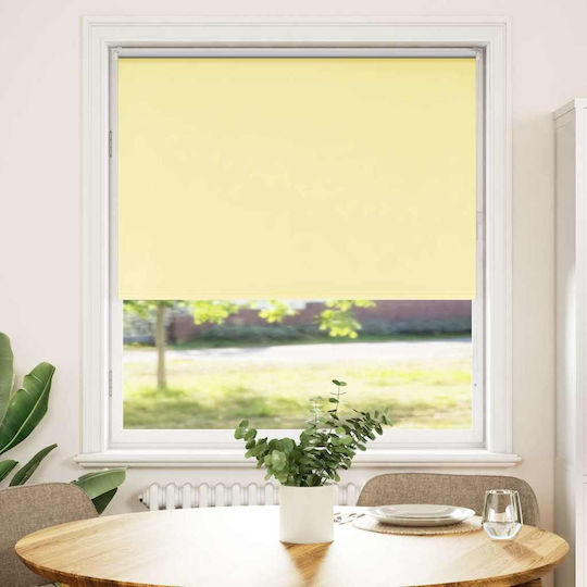 vidaXL Rolete Geam Stingerea Totală P90xÎnălțime150cm 4012036 Culoare Galben