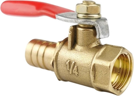 Laize Pneumatic Connector Flexible Pipe Copper Ball Valve Specification Internal 2-barb 10 Mm