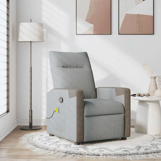Relax με Υποπόδιο 69x86x100cm Ανοιχτό Γκρι Relax με Υποπόδιο 69x86x100cm Ανοιχτό Γκρι