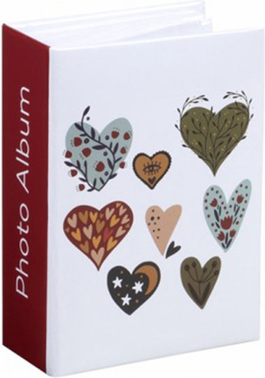The Paper Box Album Hearts for 100 Photos Dimensions 10x15cm 10x15cm