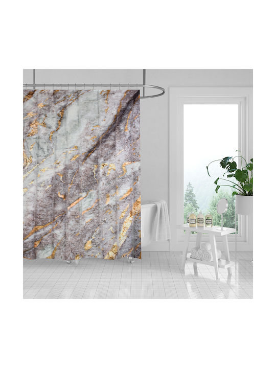 Keskor Duschvorhang Stoff 180x180cm 2