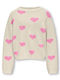 Kids' Sweater Long Sleeve Pink, Beige