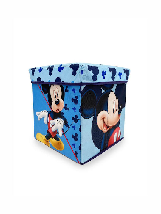 Disney Home Mickey Ottoman-Box 14 30x30x30 Himmelblau 100% Polyester