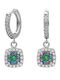 Brizzling Cercei din Argint cu Diamant