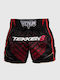 Venum X Tekken 8 Marshall Law Muay Thai Shorts Black Red Gold