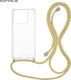 Sonique Armor Clear Silicone Case with Lanyard ...